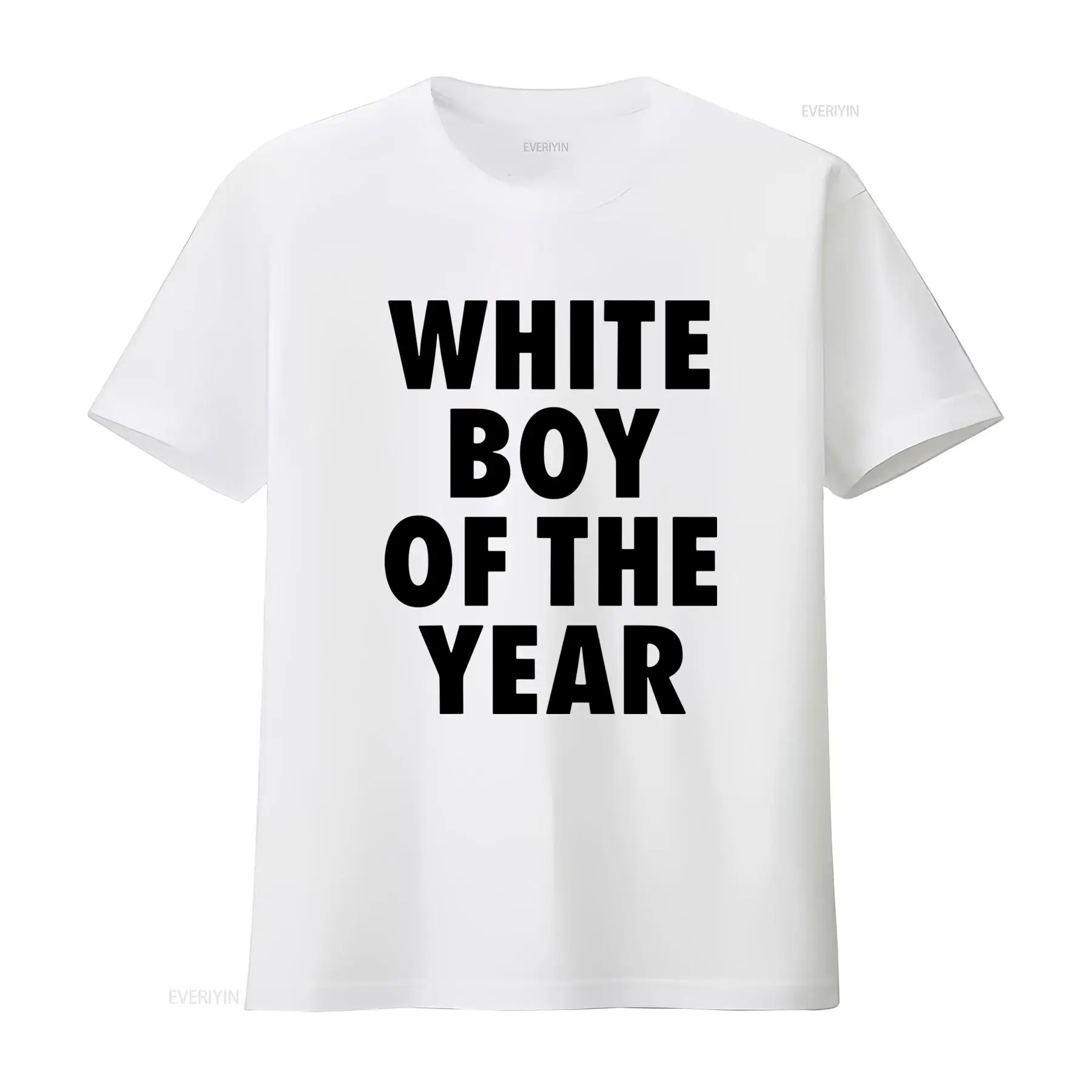 Vintage Fashion Gen Z - ホワイトボーイオブザイヤーTシャツ面白い皮肉なミーム皮肉な愚かなジェンゼイユーモアヴィンテージウォッシュ加工快適でスタイリッシュなファッションオム