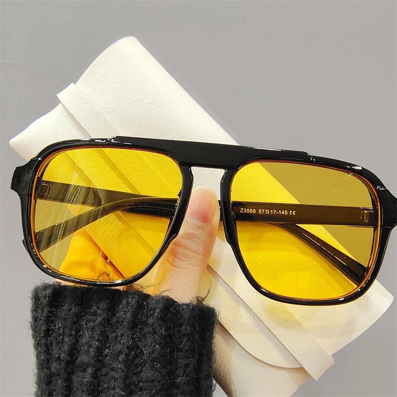 Vintage Fashion And Design - 新しい特大フレームサングラスクラシック女性用スポーツ眼鏡ヴィンテージブランドデザインシェード UV400 メガネトレンディなメガネ