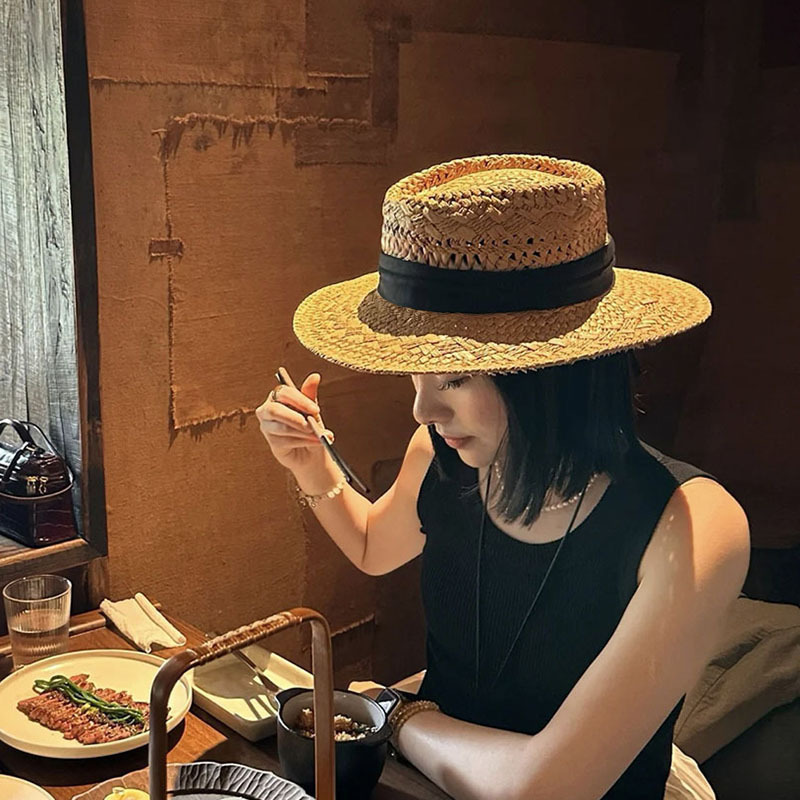 Vintage Fashion Old Money - レディースハット フレンチレトロ ヴィンテージ オールドマネー ビーチ シーサイド