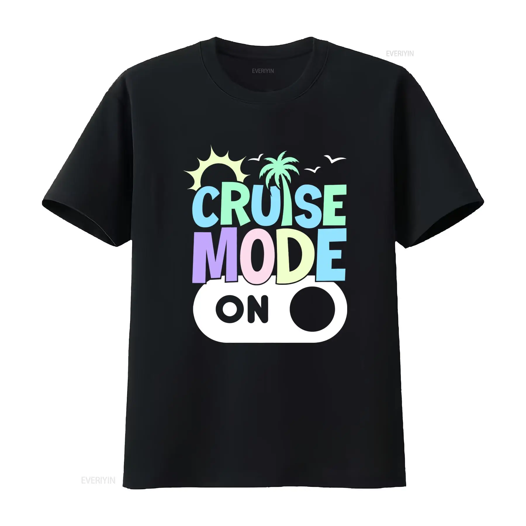 Vintage Fashion Outfits Men - クルーズモードオン Tシャツ ファミリーマッチングバケーション 2022 スクワッド衣装 トロピカルプリント