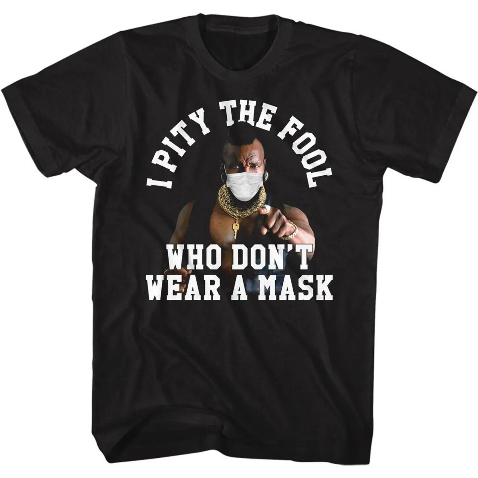 Vintage Fashion Icons - Mr T Pity The Fool マスクシャツ