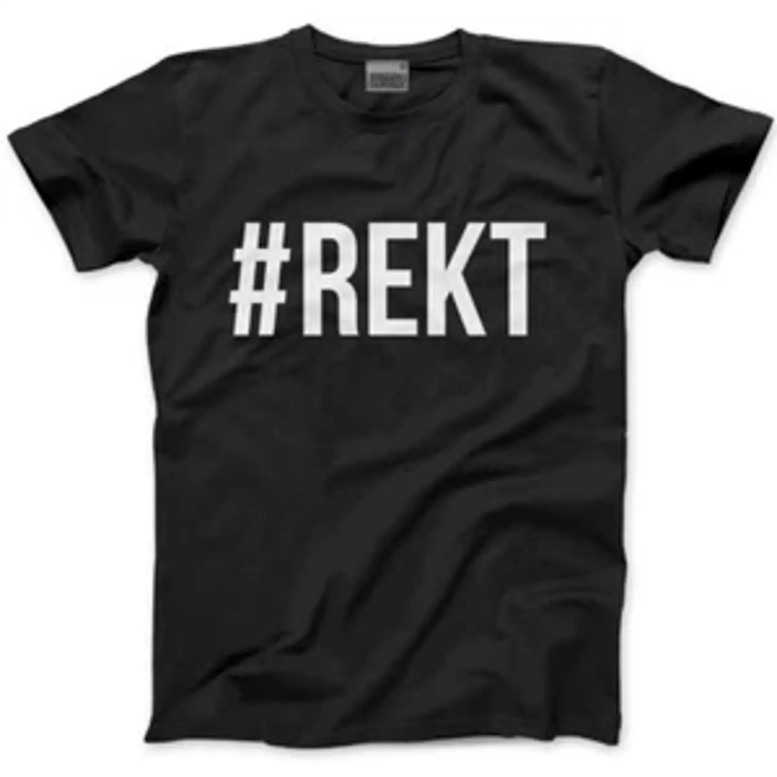 Vintage Fashion Hashtags - REKT ハッシュタグ Wrecked メンズ Tシャツ ヴィンテージ
