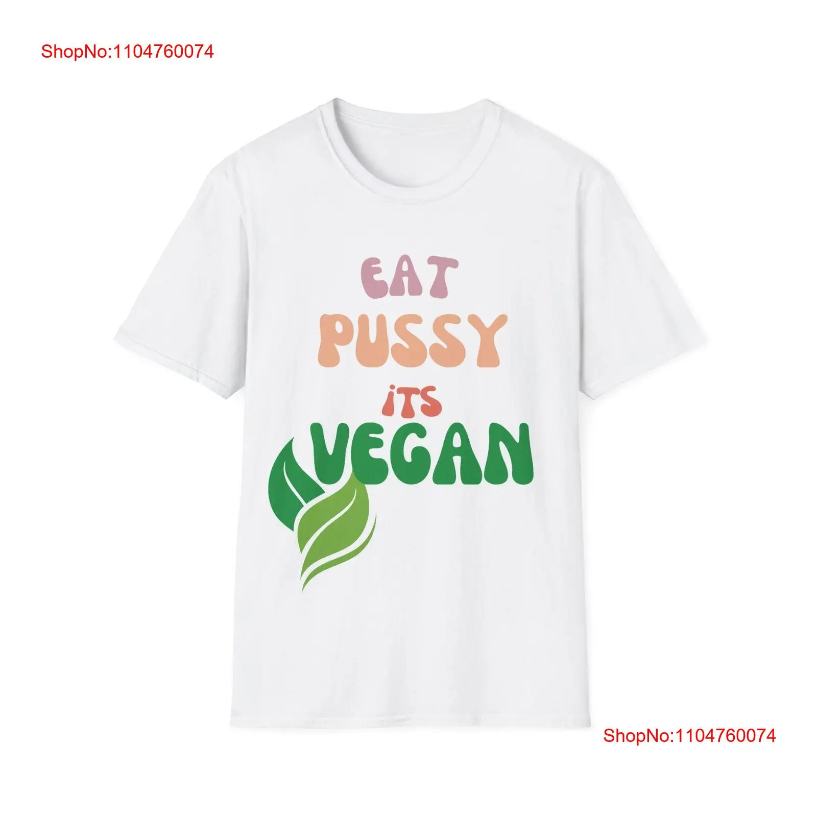 Vintage Fashion Gen Z - Eat pussy its ビーガン ミーム T