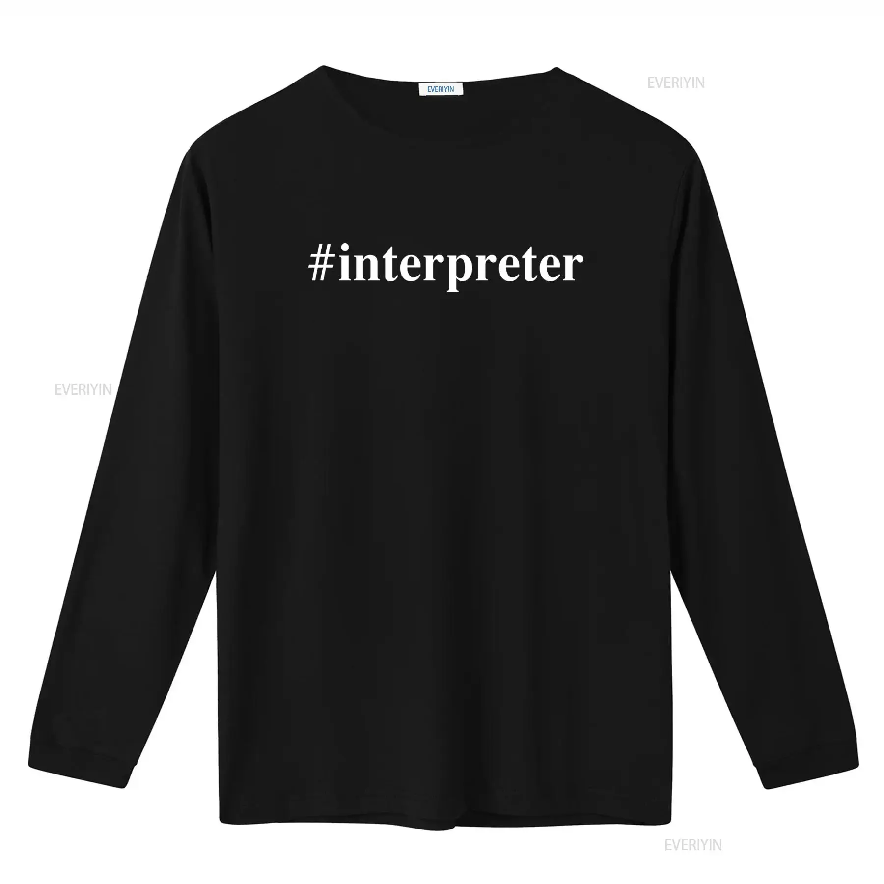 言語学者向け通訳者Tシャツ 言語ハッシュタグデザイン付き ヴ - Vintage Fashion Hashtags のレビューと価格