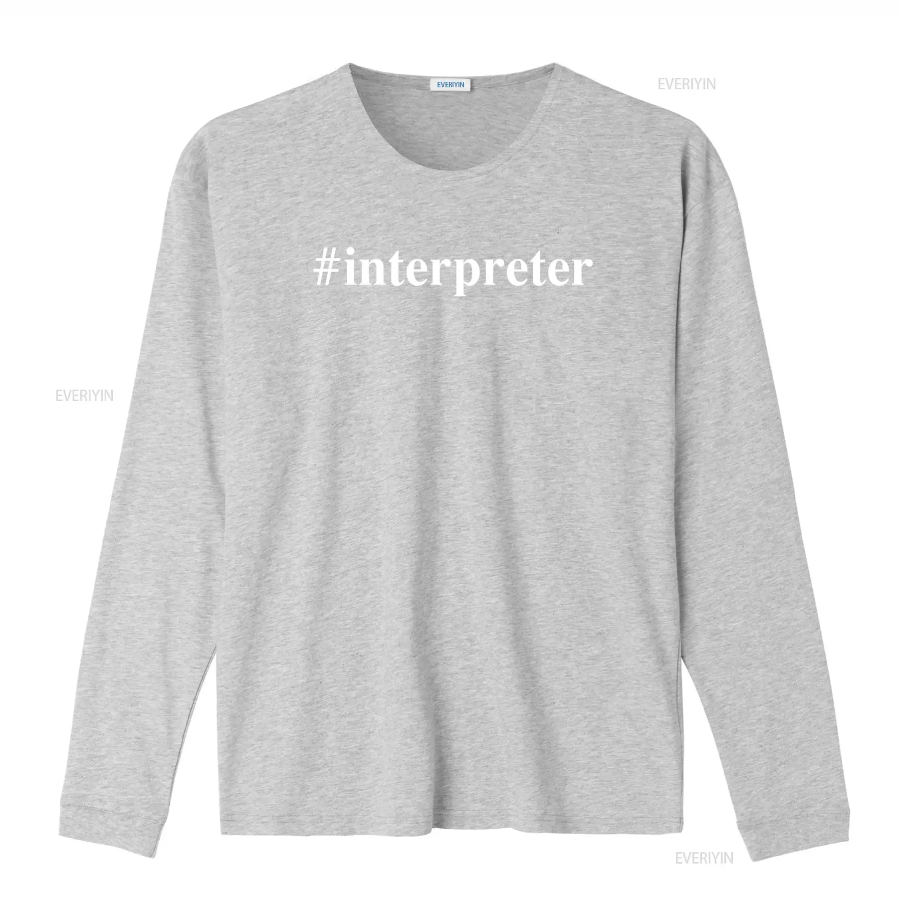 言語学者向け通訳者Tシャツ 言語ハッシュタグデザイン付き ヴ - Vintage Fashion Hashtags のレビューと価格