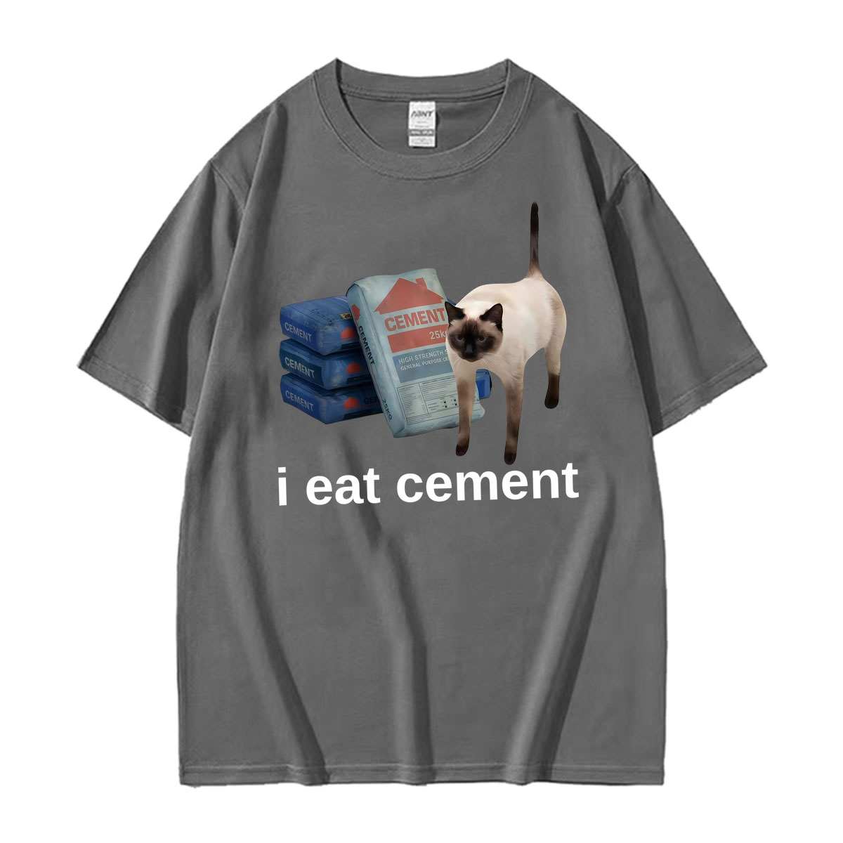 面白い「私はセメントを食べる」猫ミーム風の奇妙なGen Zグ - Vintage Fashion Gen Z のレビューと価格