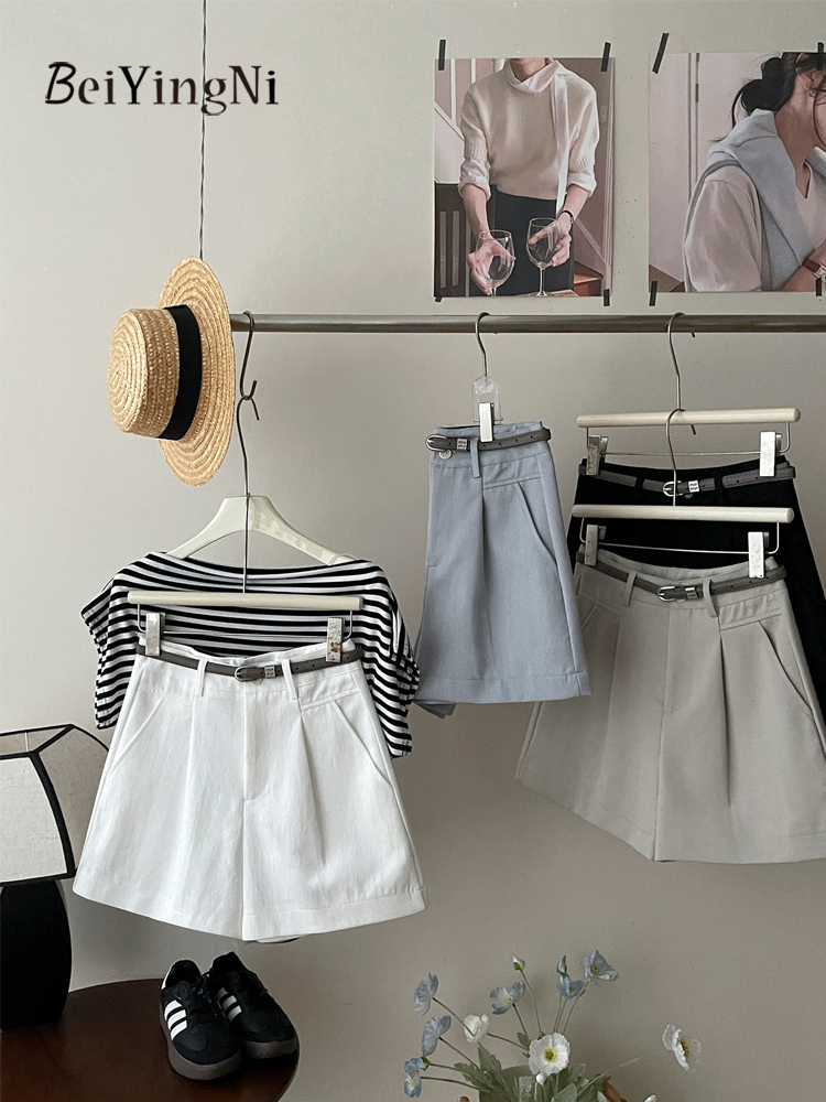 Beiyingni 2026 夏の女性のショートパンツオール - Vintage Fashion Old Money のレビューと価格