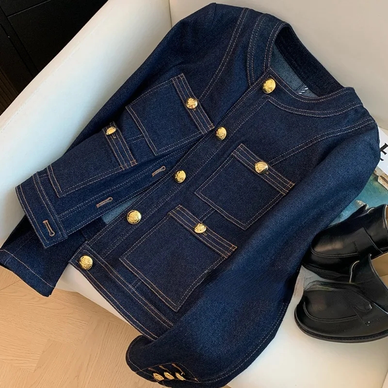 韓国スタイルカジュアルデニムコート女性のヴィンテージデニムジ - Vintage Fashion Korea のレビューと価格