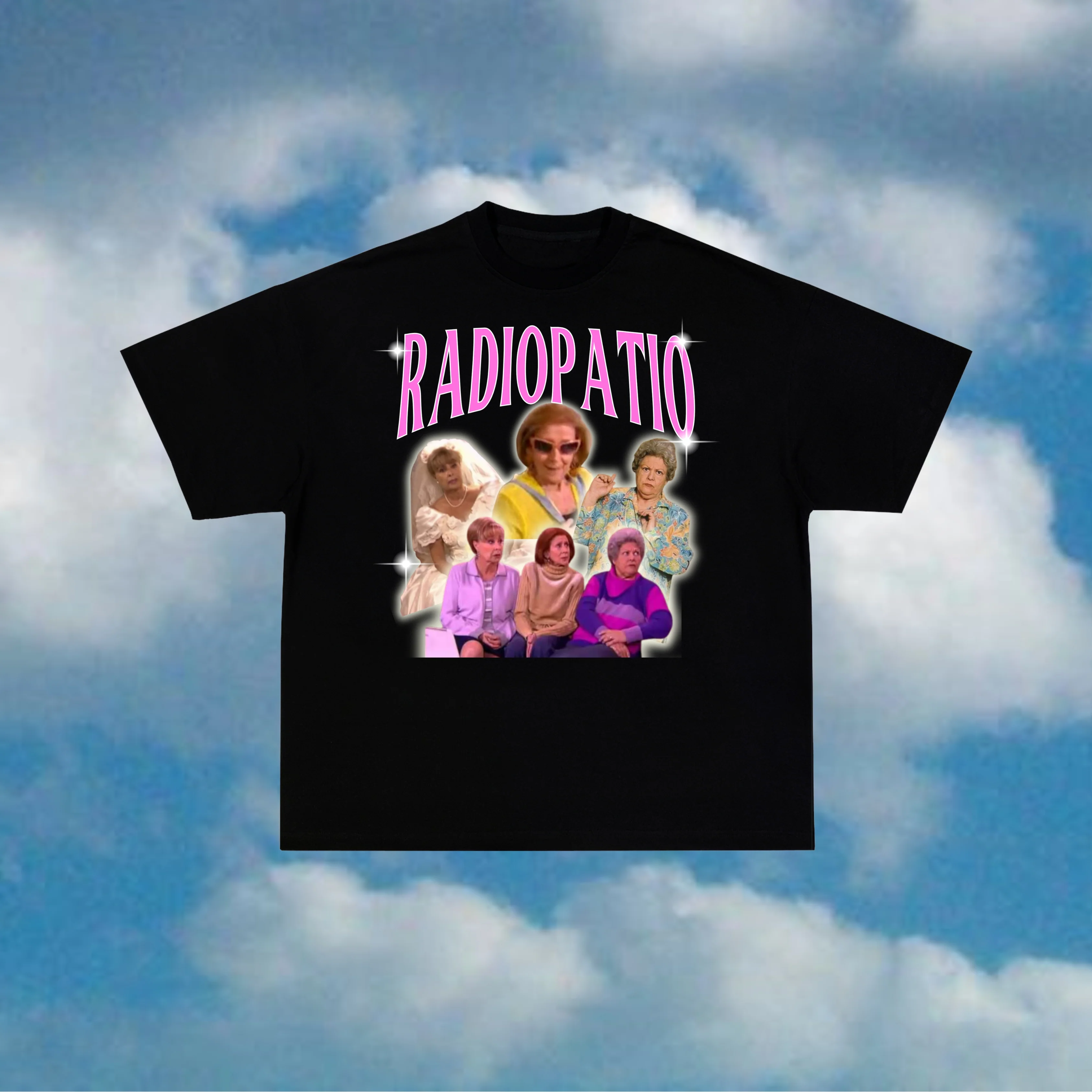 ヴィンテージラジオパティオコラージュメンズ Tシャツプリント - Vintage Fashion Collage のレビューと価格