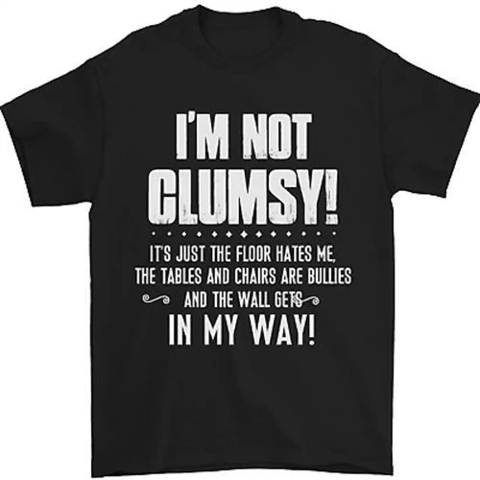 Im Not Clumsy lustiger Spruch  - Vintage Fashion Herren のレビューと価格