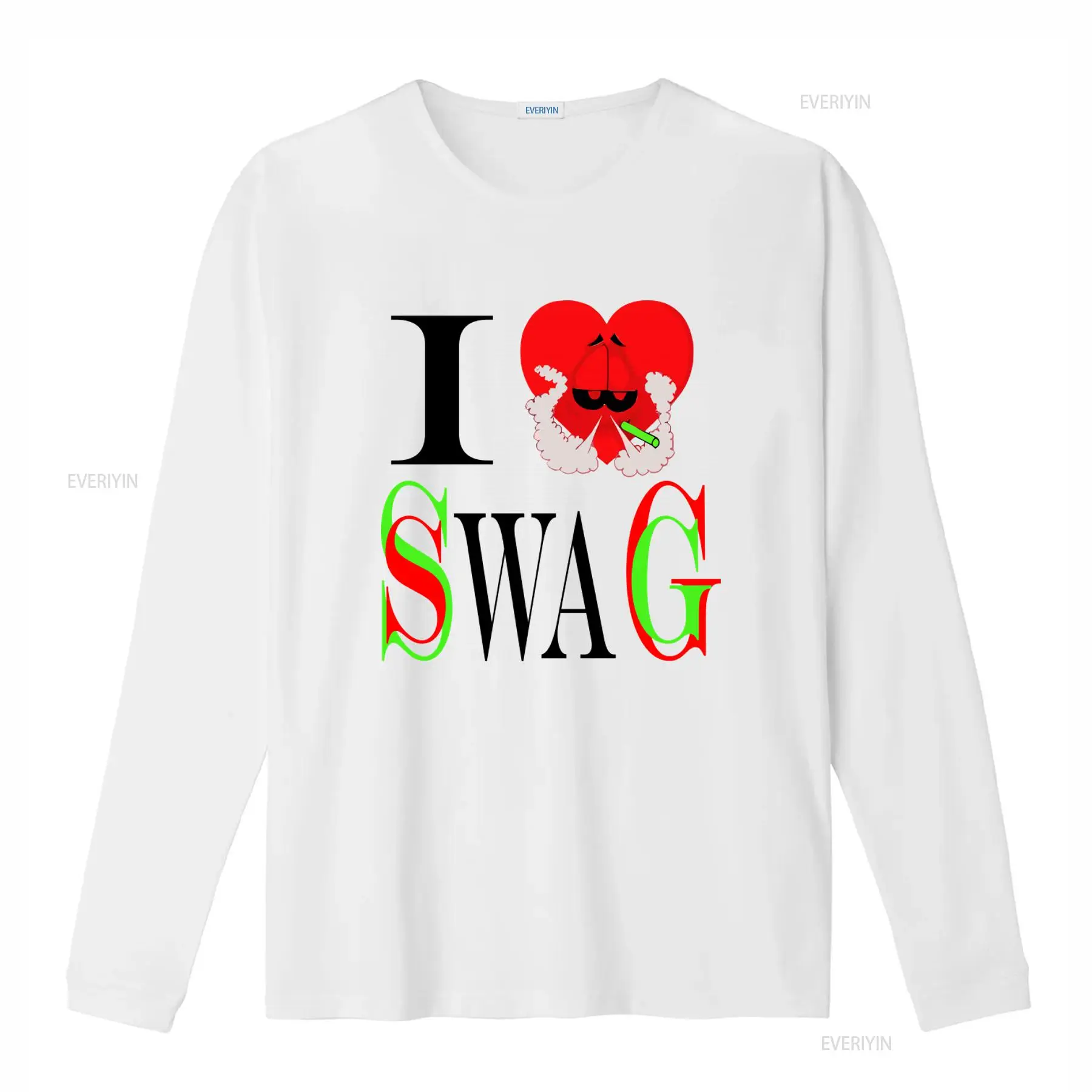 I Swag ハートプリント Tシャツ レトロスタイル トレ - Vintage Fashion Look のレビューと価格