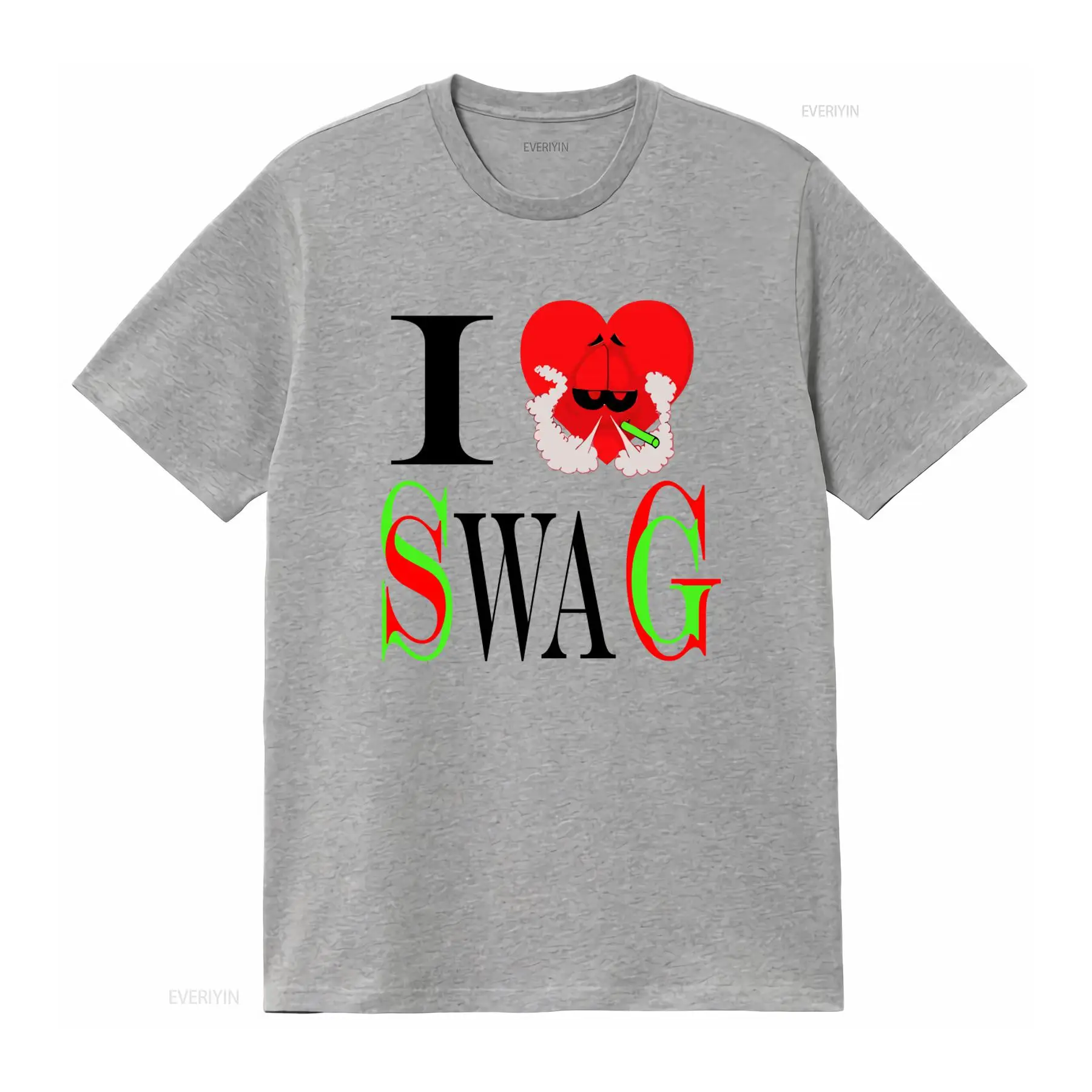 I Swag ハートプリント Tシャツ レトロスタイル トレ - Vintage Fashion Look のレビューと価格