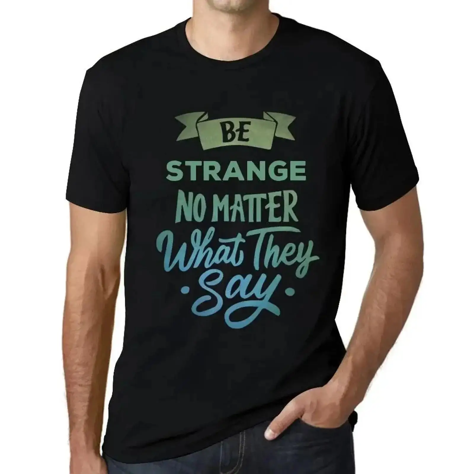 ヘレン・グラフィックTシャツ「Be Strange No M - Vintage Fashion Herren のレビューと価格