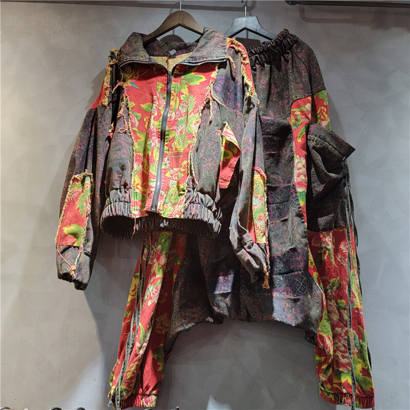 WTHT ヴィンテージ風トレンド レディース パッチワークプ - Patchwork Jean Jacket のレビューと価格