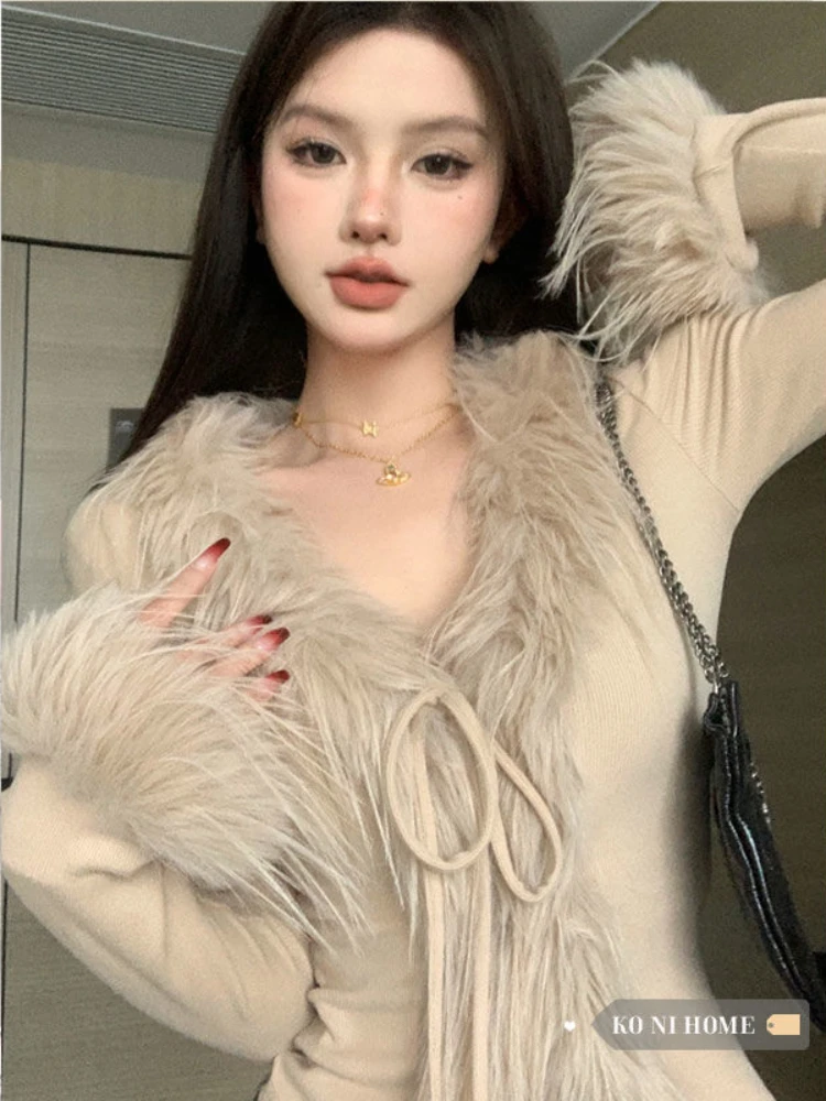 女性のためのニットカーディガン、レースアップトップス、古いお - Vintage Fashion Old Money のレビューと価格