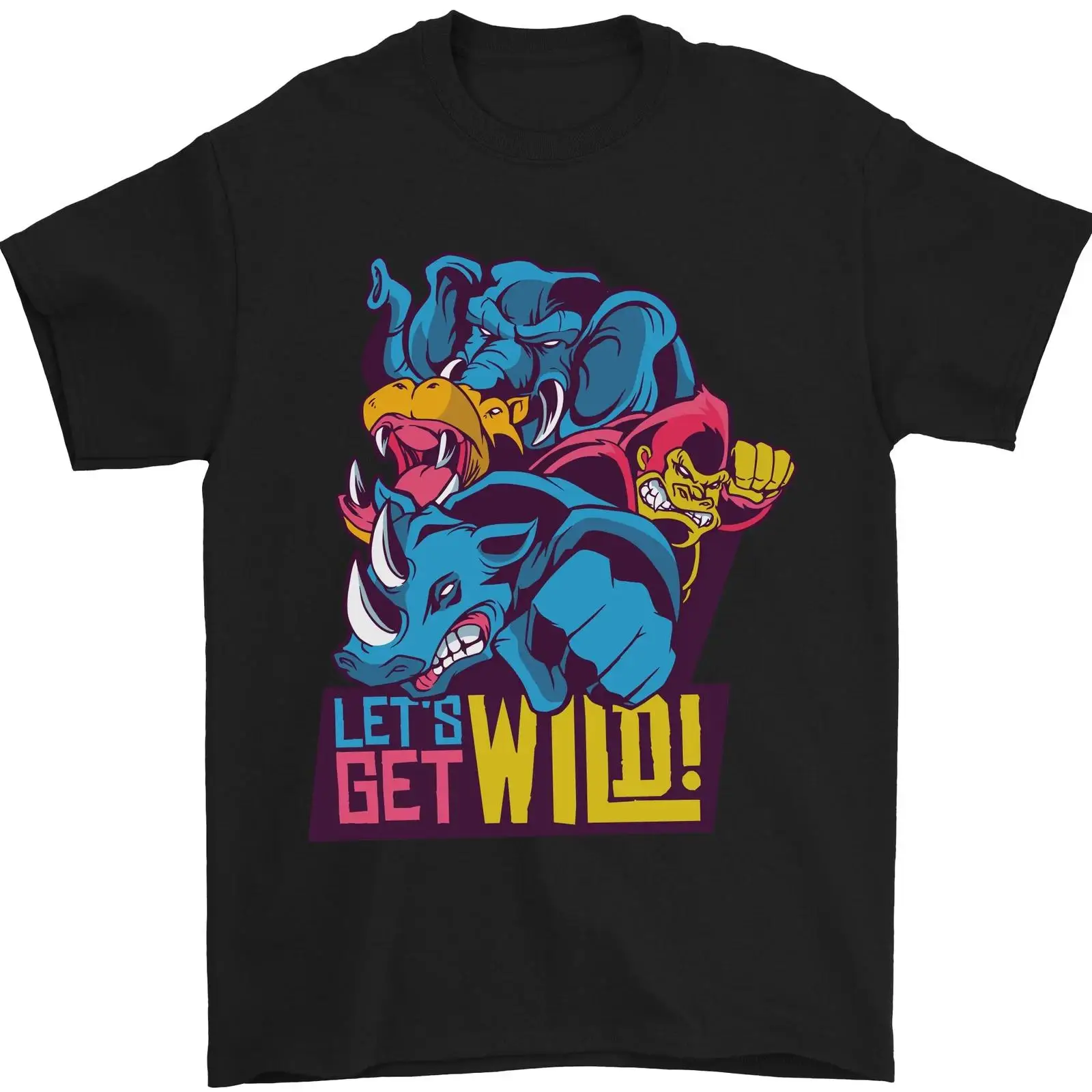 Lets Get Wild Rhino Gorilla El - Vintage Fashion Herren のレビューと価格