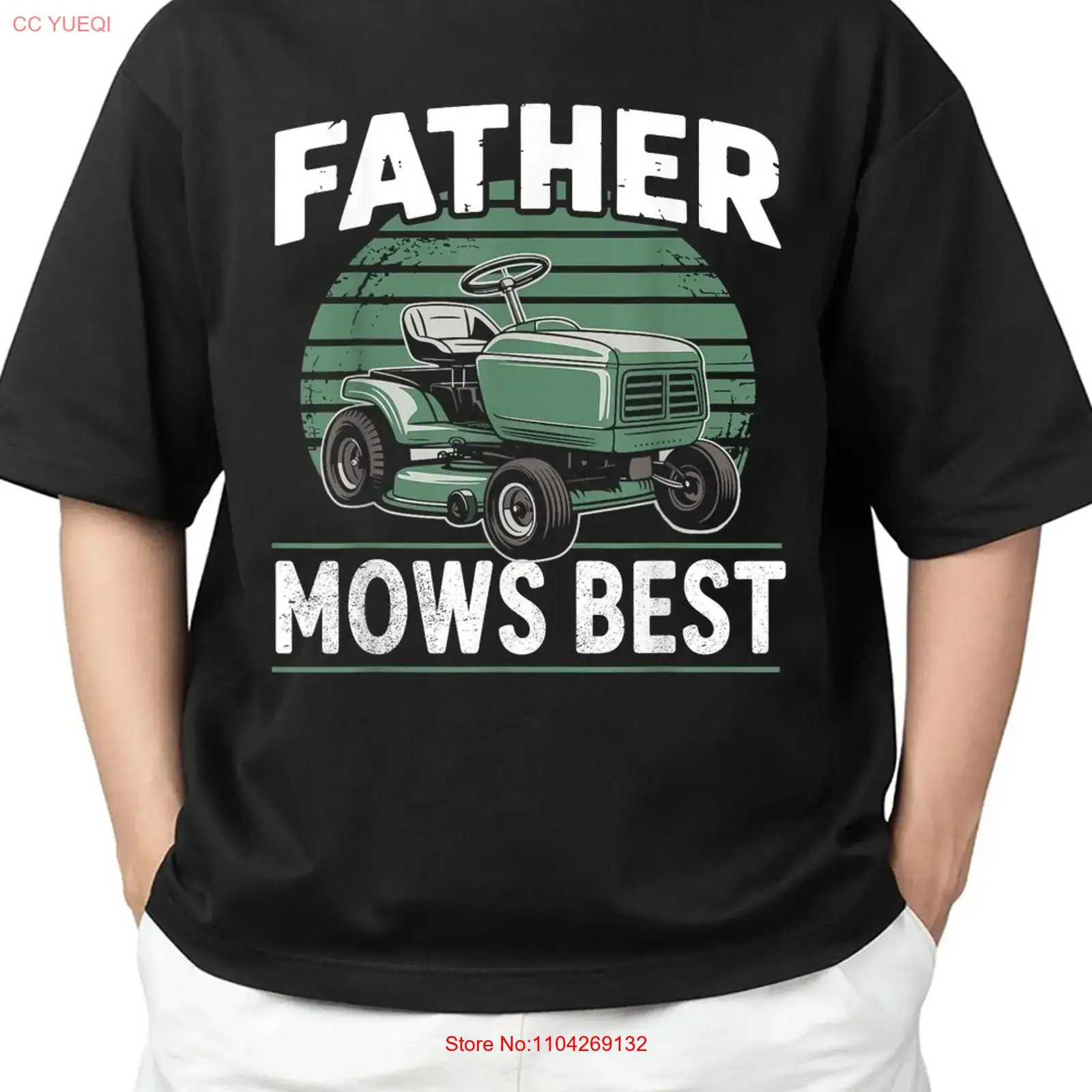 Father mows best Tシャツ アイコニック 大 - Vintage Fashion Icons のレビューと価格