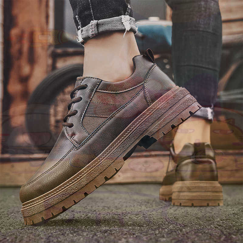 ダーク天然皮革ファッショントレーナーテニスメンズスニーカーフ - Vintage Fashion Collecting And Wearing Designer Classics のレビューと価格
