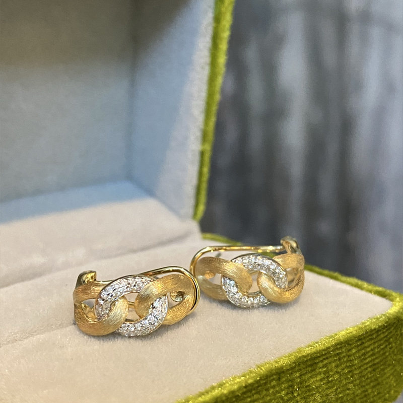 Aazuo 18K イエローゴールド 本物のダイヤモンド フ - Vintage Fashion Rings のレビューと価格