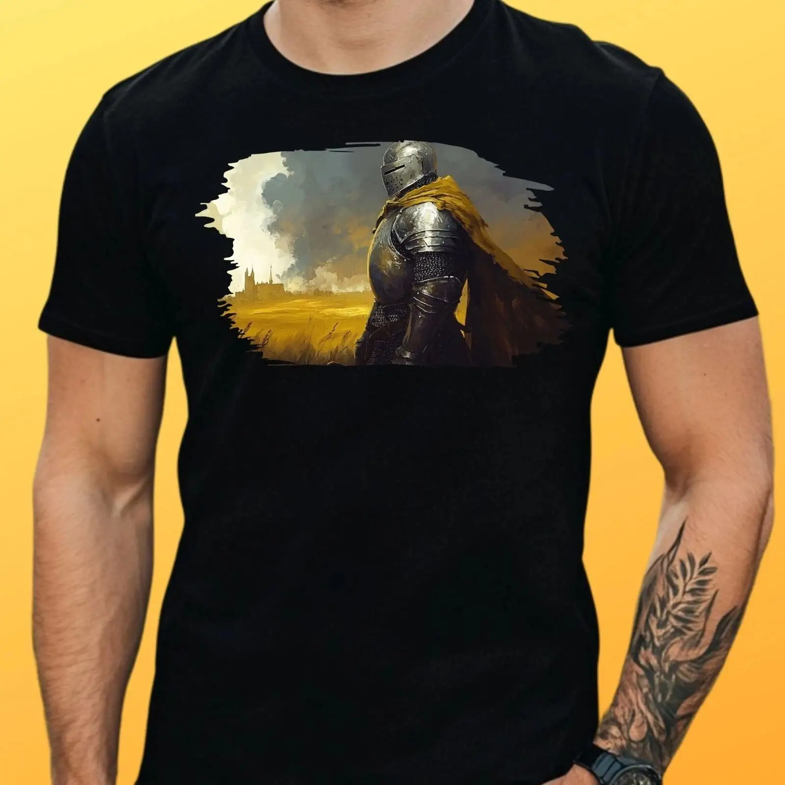 Tシャツ メンズ 騎士服モチーフ コットン S～5XL ヴィ - Vintage Fashion Herren のレビューと価格