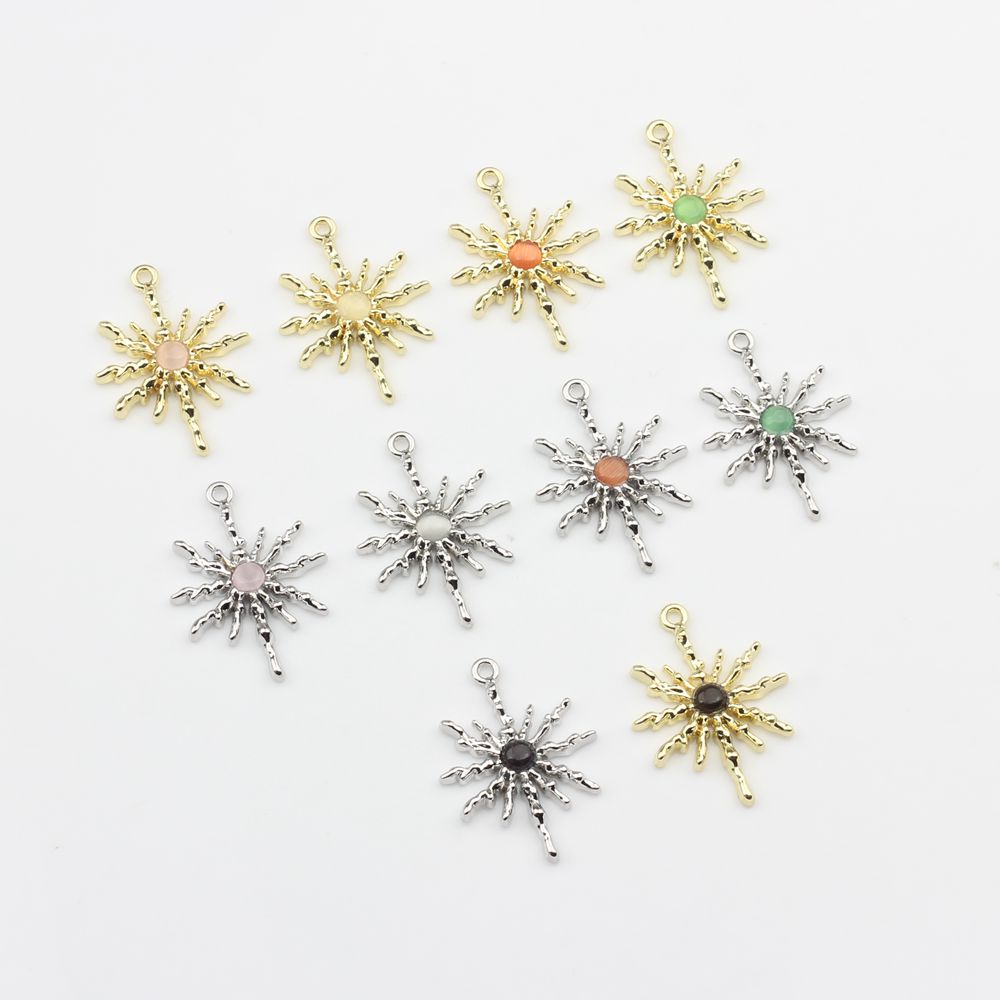 亜鉛合金チャーム合金太陽スターセットチャームペンダント10ピ - Vintage Fashion Finds のレビューと価格