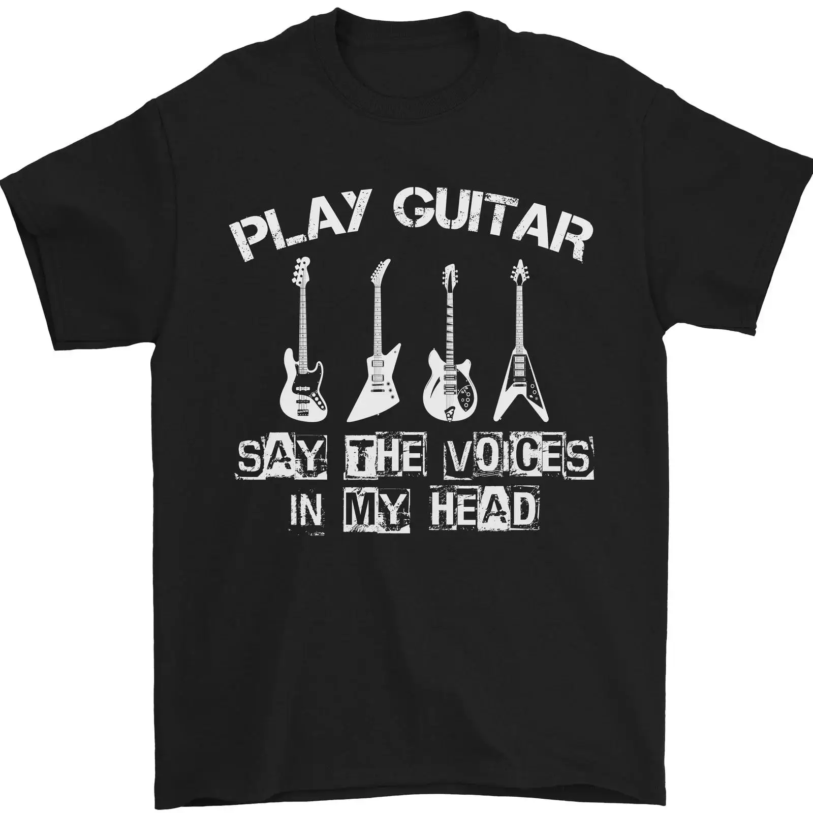 Play Guitar Say Voices in My H - Vintage Fashion Herren のレビューと価格