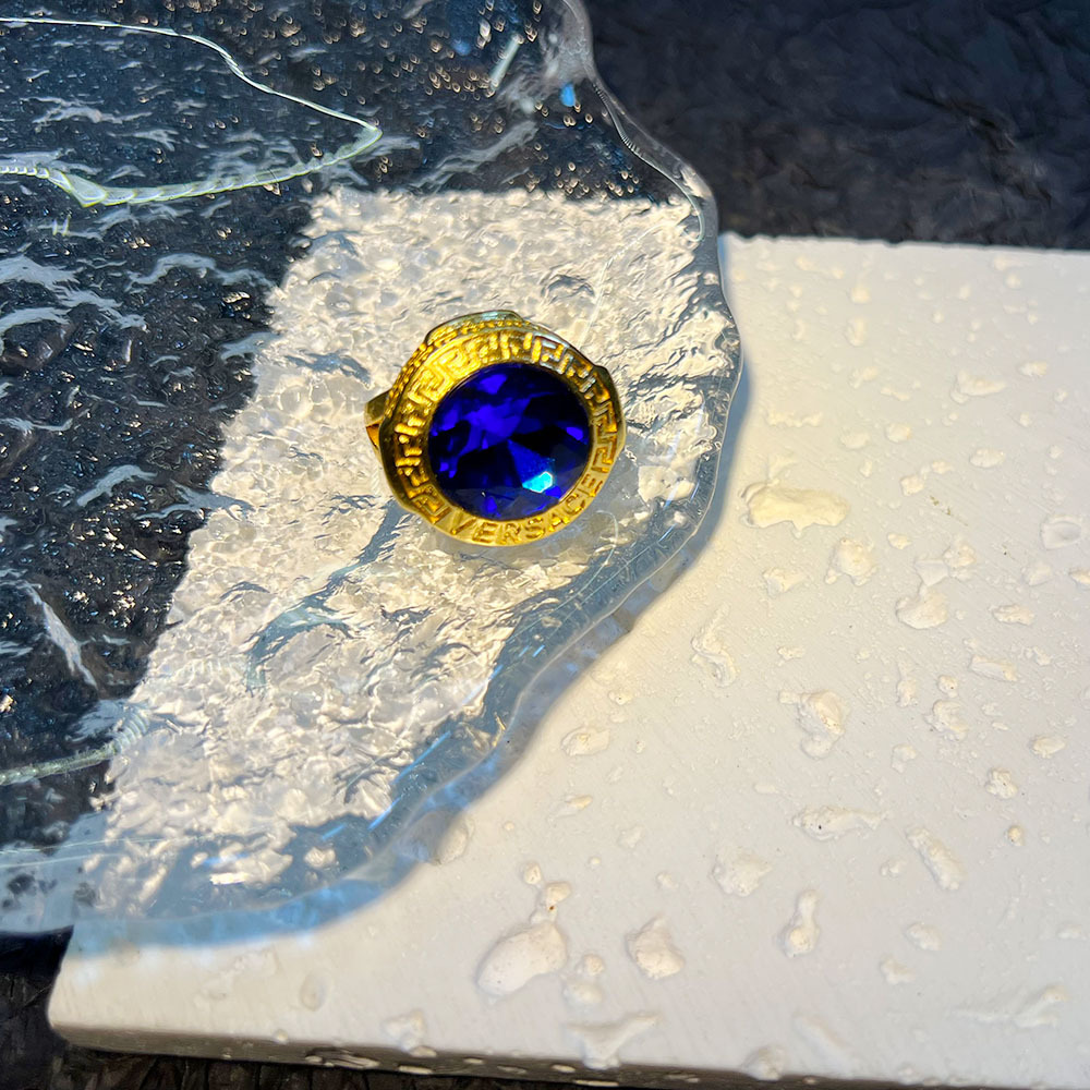 ヴィンテージ中世風Gリング、複製ダイヤモンド、重工業風、先進 - Vintage Fashion Rings のレビューと価格
