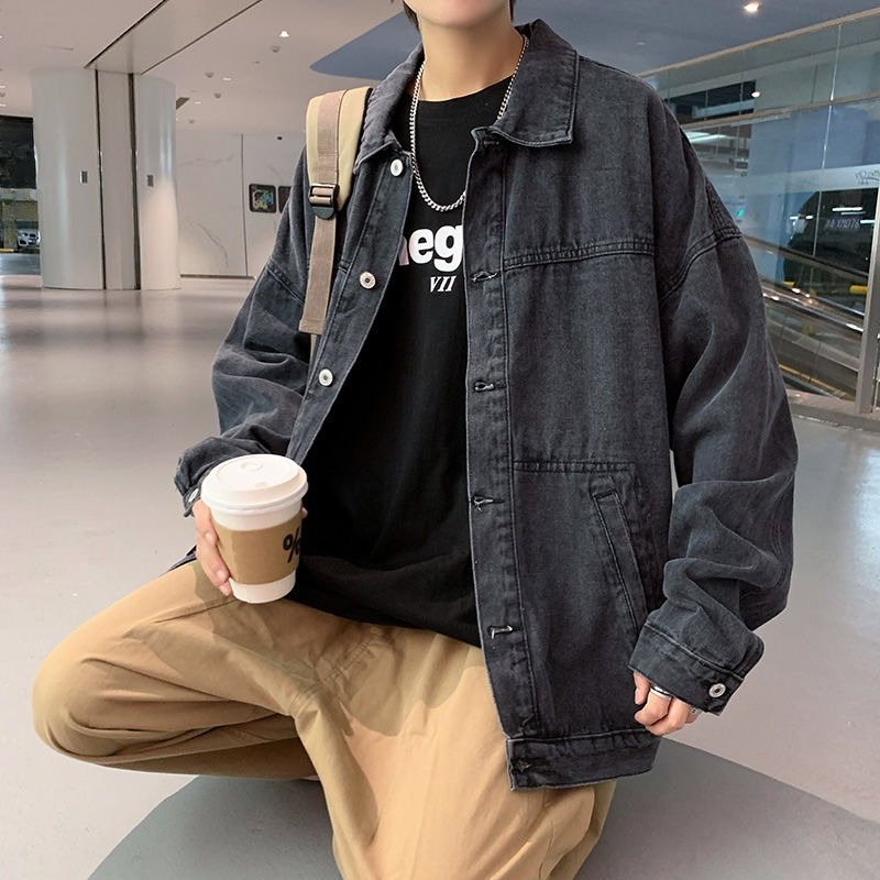 2025年冬 メンズジーンズコート 衣料品 メンズウェア 高 - Patchwork Jean Jacket のレビューと価格