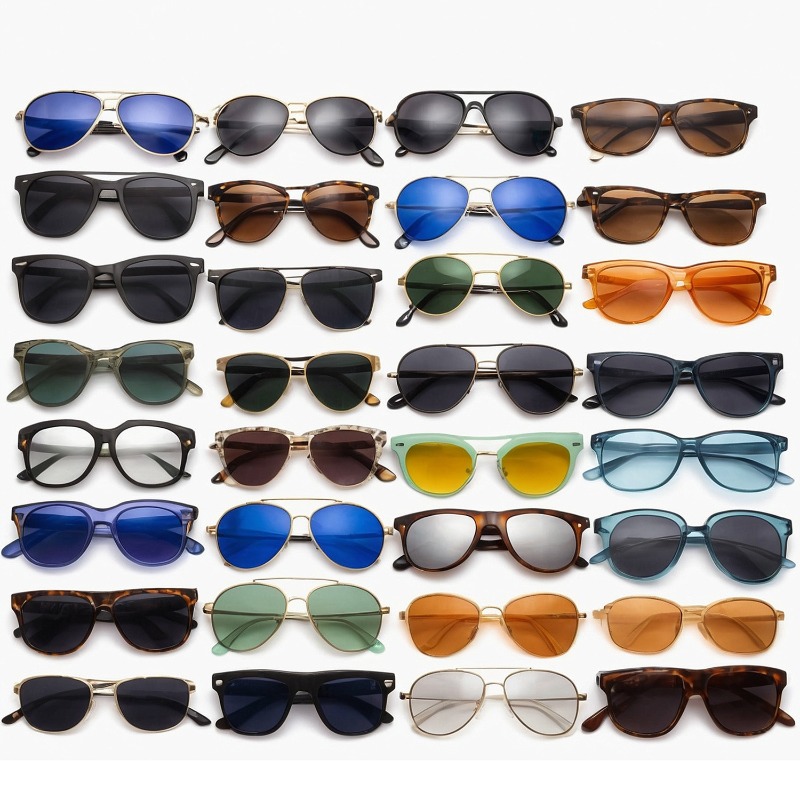 卸売40個入りミックスファッションサングラス、アビエイター、 - Vintage Fashion Reseller のレビューと価格