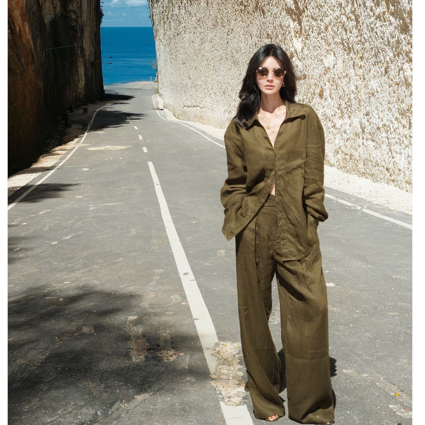 オールドマネースタイルシャツセット（女性用）、2026年夏ヴ - Vintage Fashion Old Money のレビューと価格