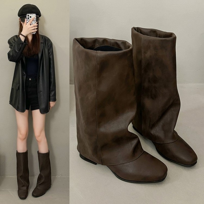2026年ニュースクエアヘッドヴィンテージファッションブーツ - Vintage Fashion In 2026 のレビューと価格
