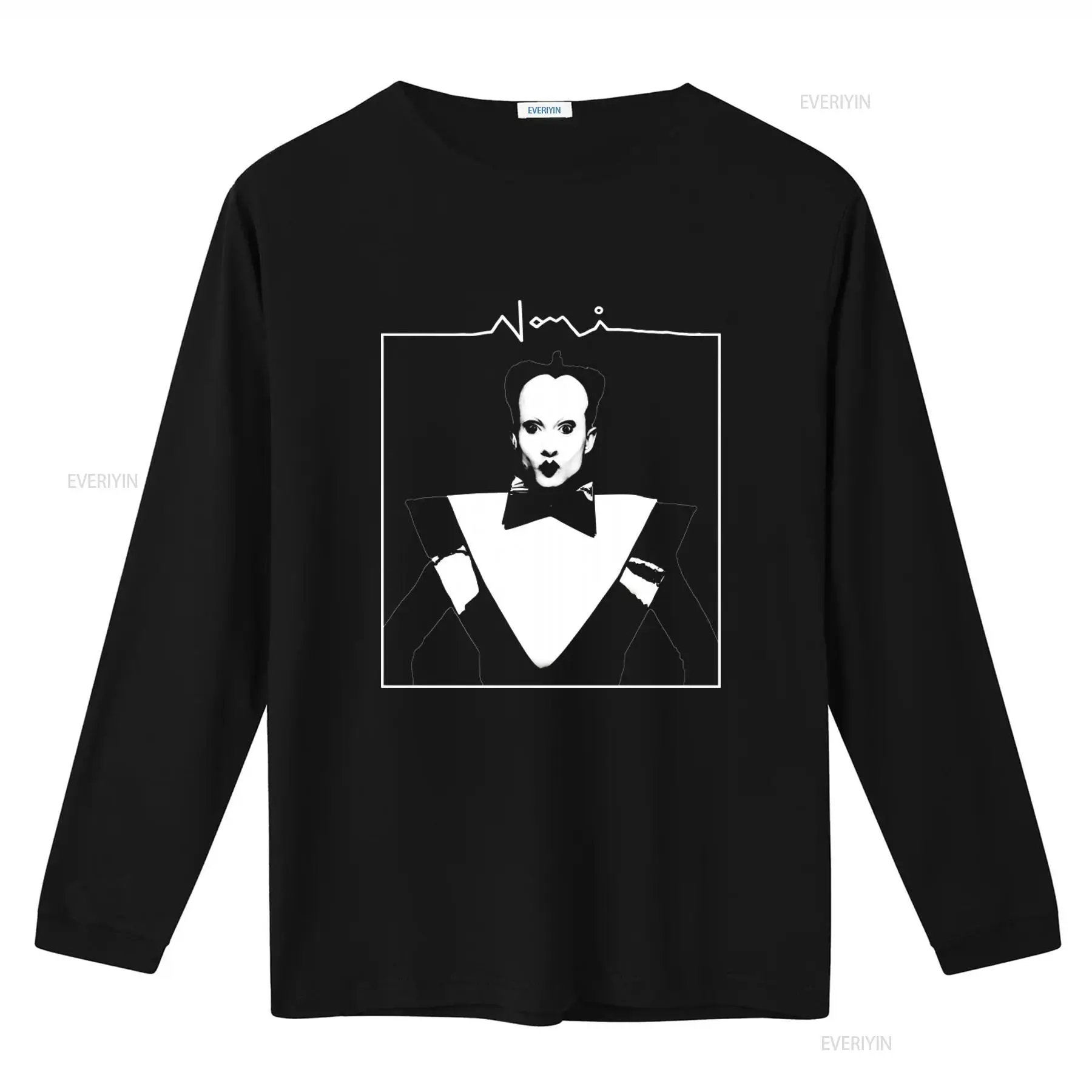 クラウス・ノミ フェイスプリント メンズTシャツ スタイリッ - Vintage Fashion Look のレビューと価格
