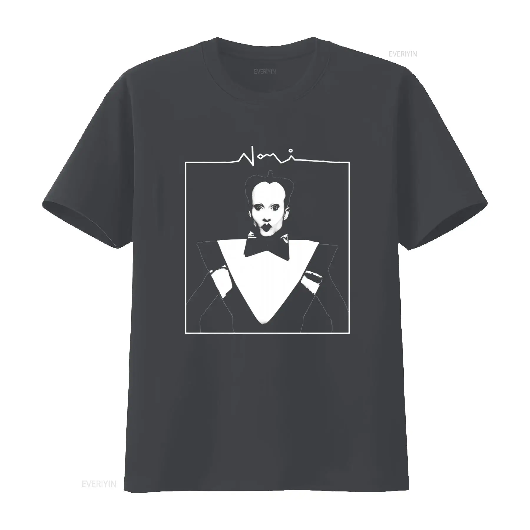 クラウス・ノミ フェイスプリント メンズTシャツ スタイリッ - Vintage Fashion Look のレビューと価格