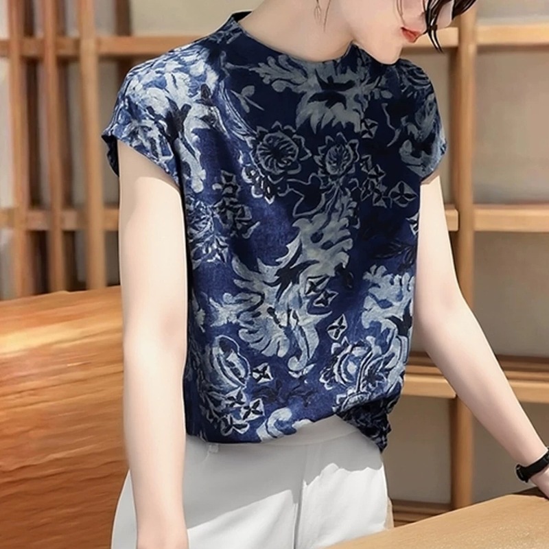 中国風の女性のブラウスヴィンテージプリントシャツファッション - Vintage Fashion In Chinese のレビューと価格