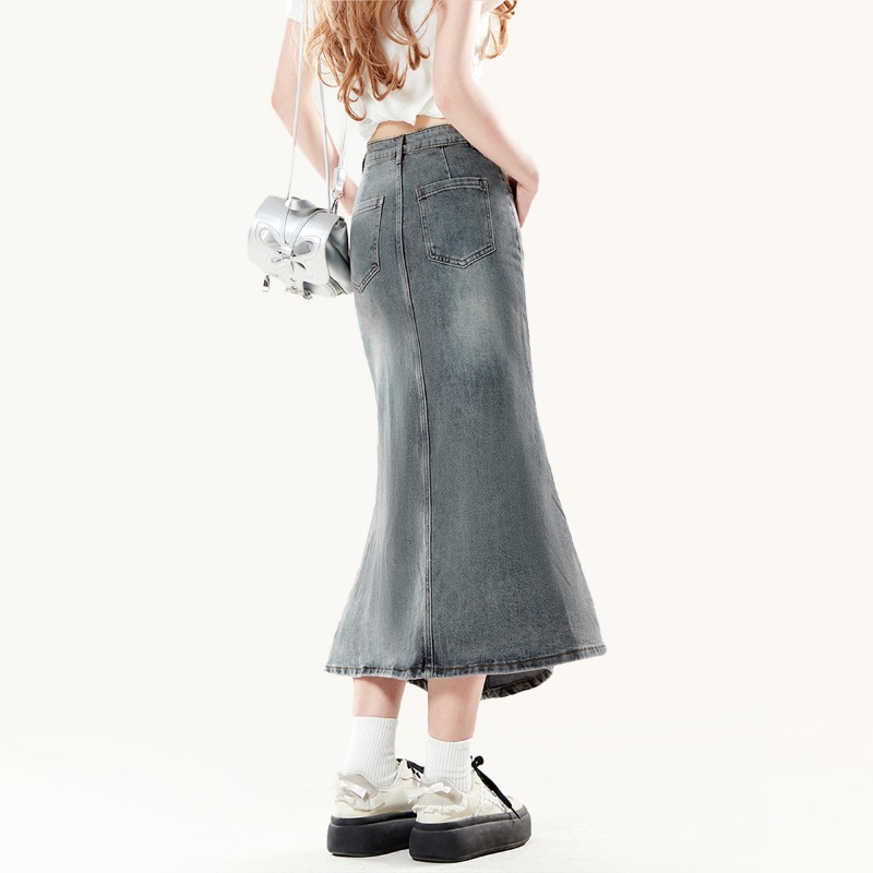レディースアメリカンヴィンテージデニムミディスカート 202 - Denim Skirt Midi Vintage のレビューと価格