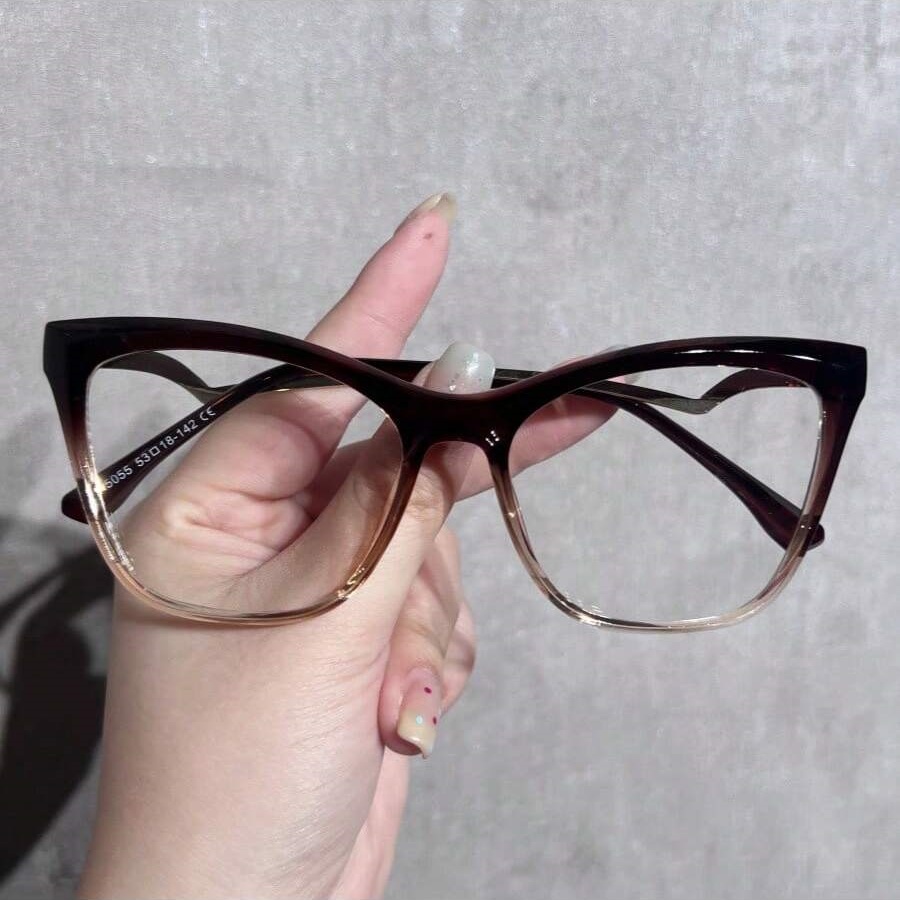 1 個の女性用ファッショナブルなプレーンメガネ新しいヴィンテ - Vintage Fashion Look のレビューと価格