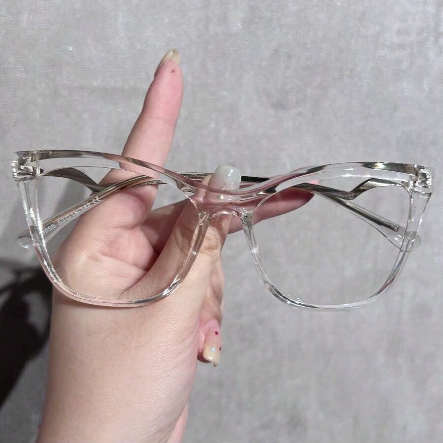 1 個の女性用ファッショナブルなプレーンメガネ新しいヴィンテ - Vintage Fashion Look のレビューと価格